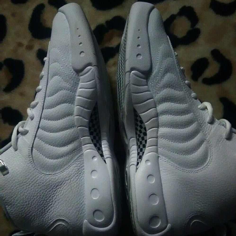 All White Jordan Jumpman's